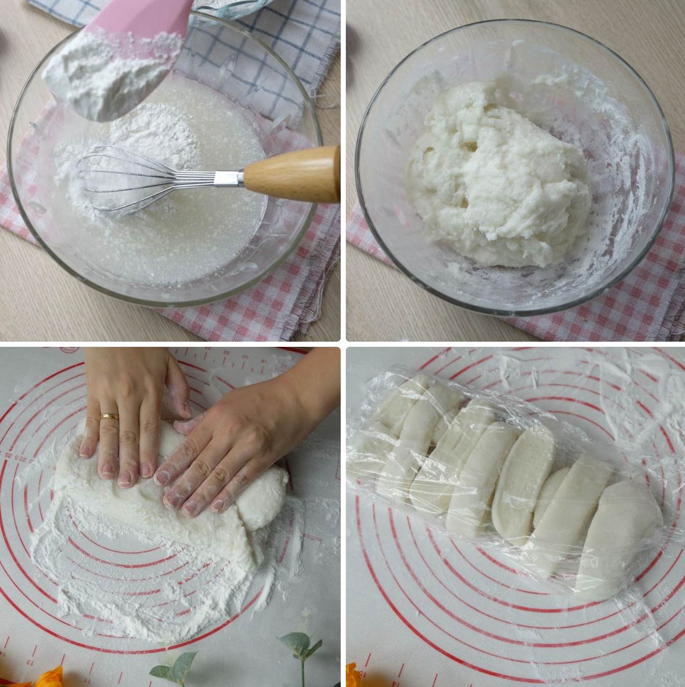 Làm vỏ bánh dẻo