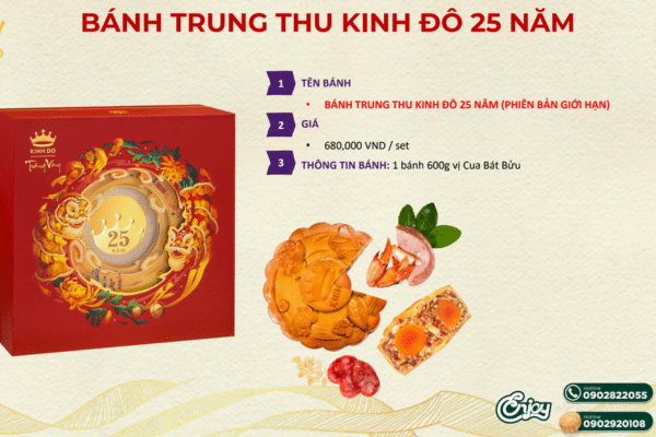 Top 5 thương hiệu bánh Trung Thu ngon nhất, sang trọng nhất năm 7 Bánh Trung Thu Kinh Đô là tên tuổi quen thuộc