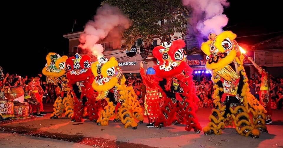 múa lân trung thu